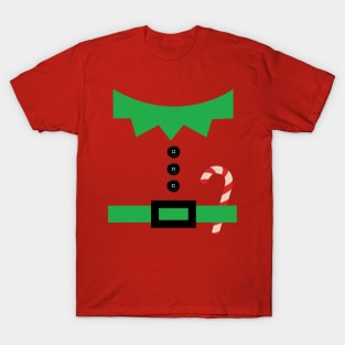 Elf Suit Shirt - Funny Christmas Fancy Dress Outfit T-Shirt T-Shirt